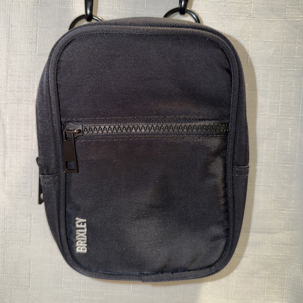 BRIXLEY Black Crossbody Sling Bag Multi-Position Wear Fanny Pack Belt Bag BLACK